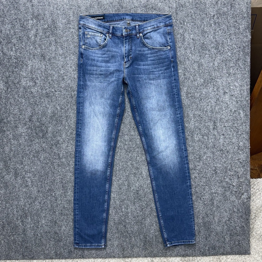 J. Lindeberg Jeans Jay Mid Rise Slim Fit Denim men's size 33 33x32